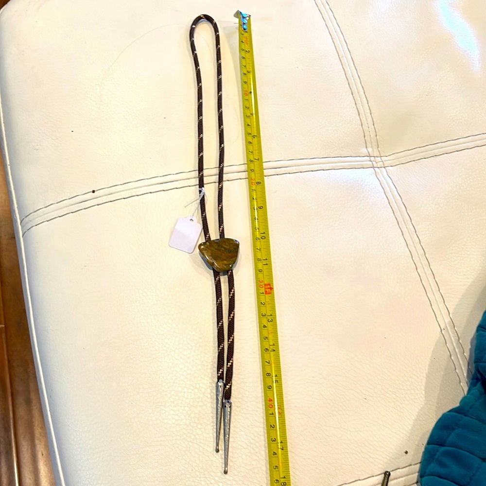 Stone bolo tie